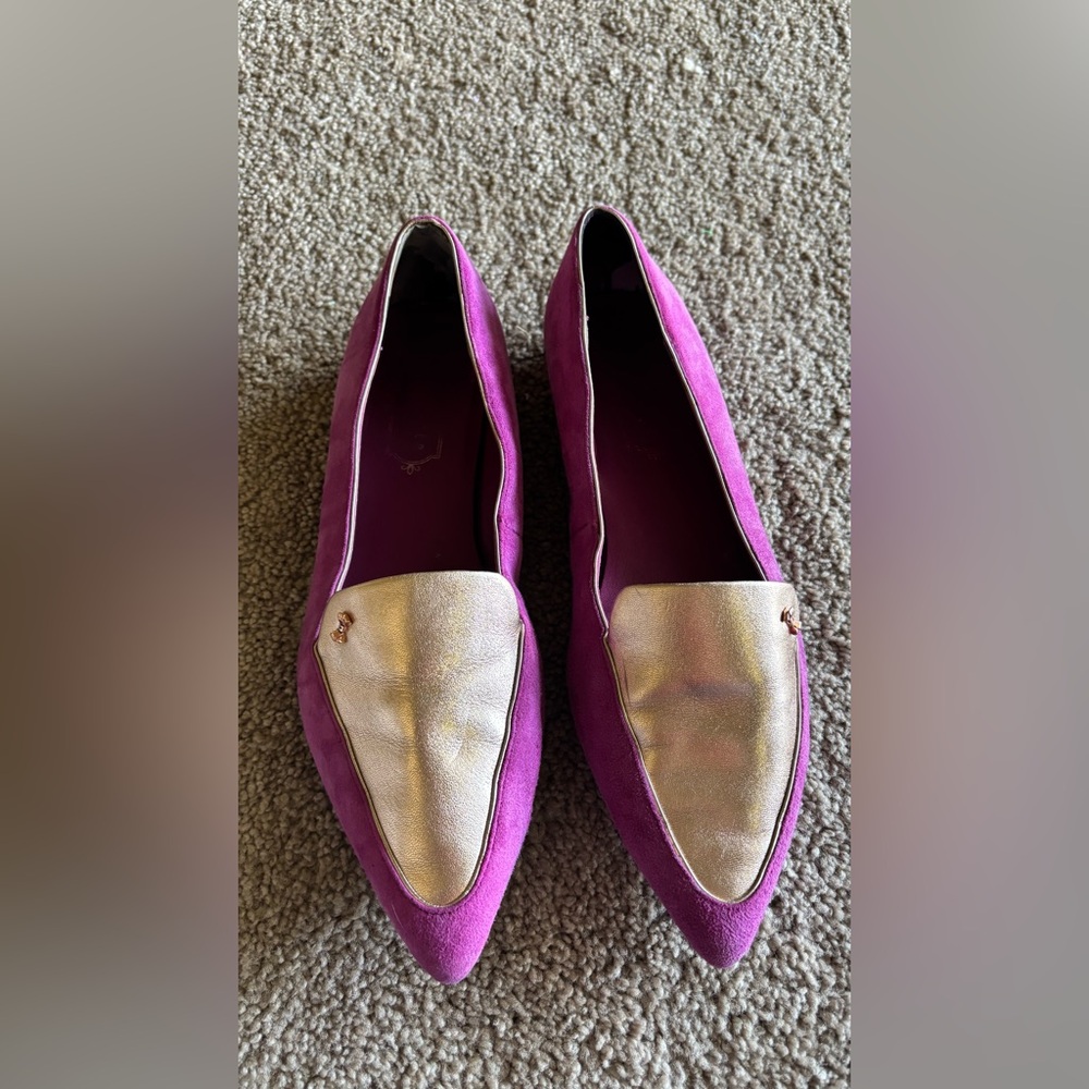 Ted Baker Oleshky pointed toe loafers size 6